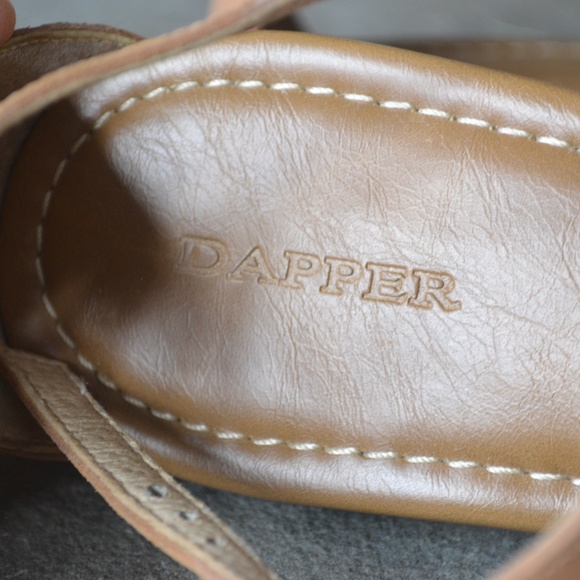 DAPPER Strappy Beige Sandals - Picture 3 of 6